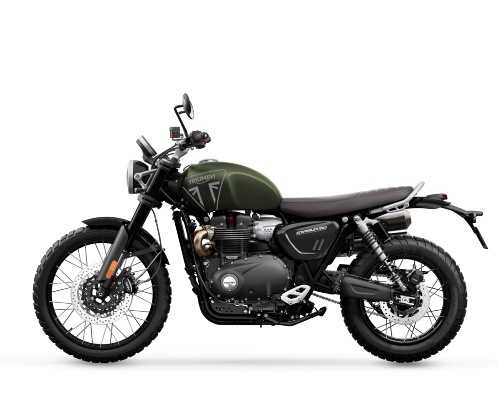 Scrambler 1200 X_MY26_Matt Khaki Green_LHS-webecoimage