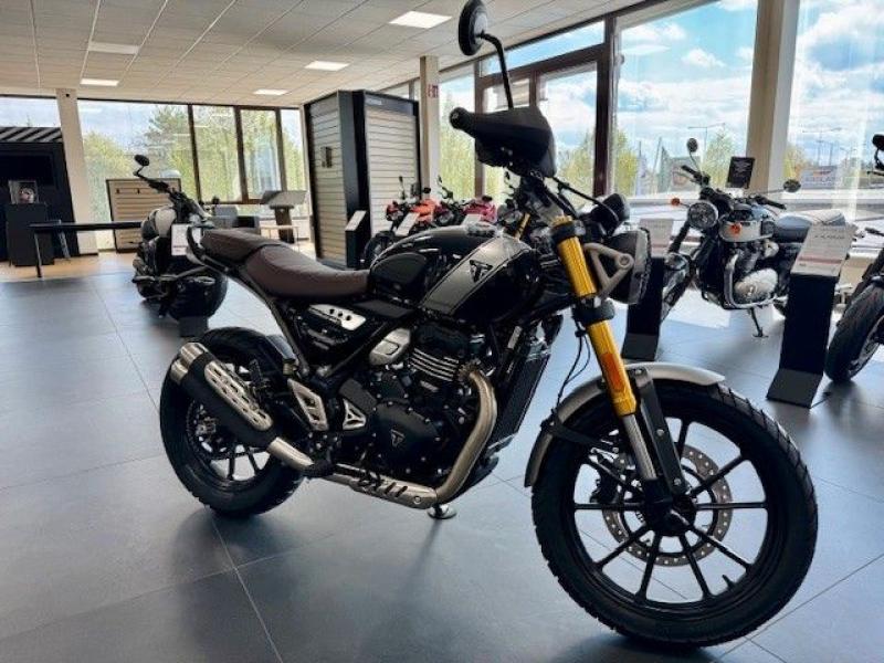 TRIUMPH  Scrambler 400X, Phantom Black / Silver Ice